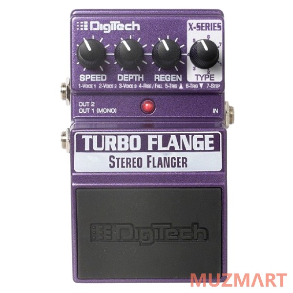 Digitech XTF Turbo Flange Гитарная педаль