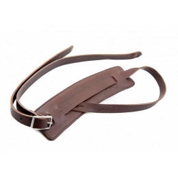 RightOn Straps 8401050040350 Steady Leathercraft Slim Brown Ремень для гитары