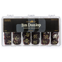 Dunlop 485005 Celluloid Shell Teardrop Display Коробка с медиаторами