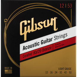 Gibson SAG-CPB12 COATED PHOSPHOR BRONZE STRINGS LIGHTS Струны для акустической гитары
