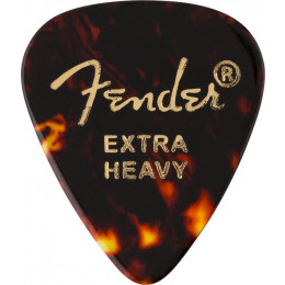 Fender Tortoise Shell 351 Shape Extra Heavy 12 шт. Набор медиаторов