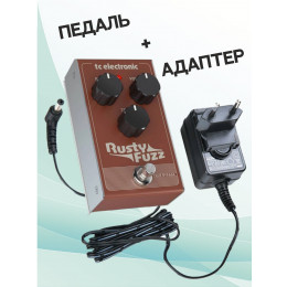 TC Electronic KIT RUSTY FUZZ_ACDOO6 Педаль фузз с адаптером питания