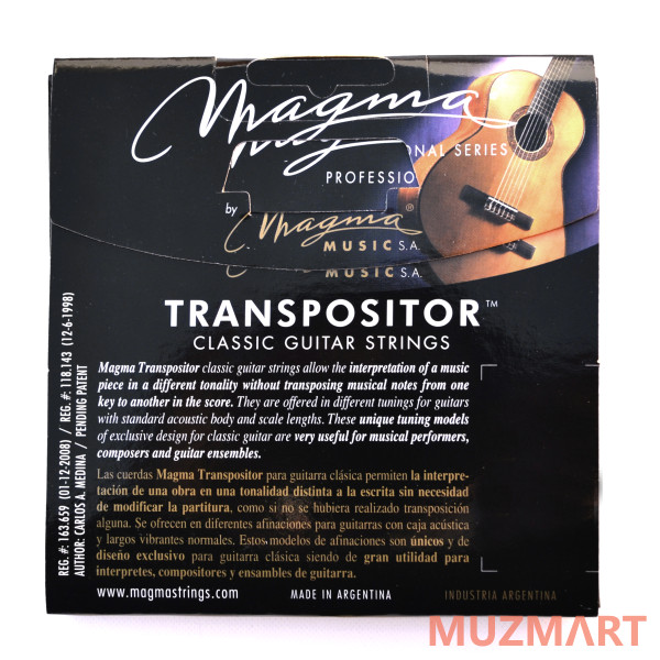 Magma Strings GCT-CELLO Струны для классической гитары 1B 2E 3A 4D 5G 6C нестандартный строй