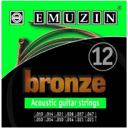 Emuzin 12А183 BRONZE Струны для 12-ти струнной акустической гитары