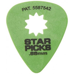 Everly 30024 Star Pick Медиаторы 12шт, толщина 0.88мм