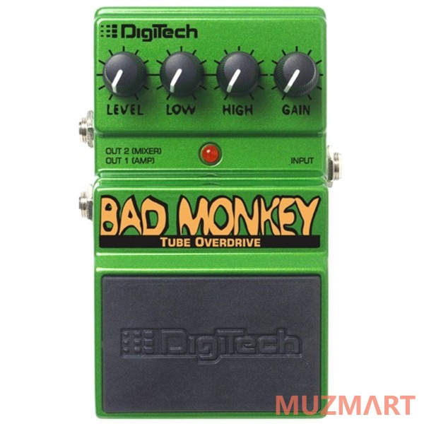 Digitech DBM Bad Monkey Tube Overdrive Аналоговая гитарная педаль Overdrive