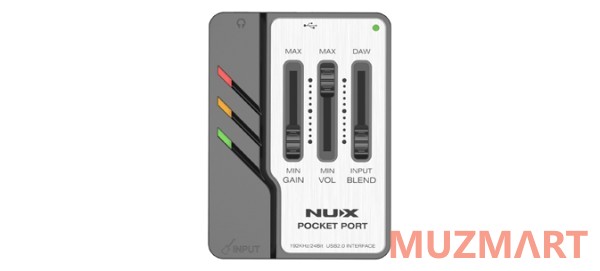 NUX Pocket Port Портативный гитарный USB интерфейс