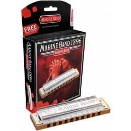 Hohner Marine Band 1896/20 A (M1896306X) с уроками Губная гармоника с уроками