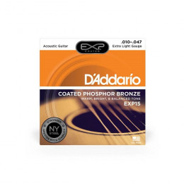 D'Addario EXP15 Extra Light Струны для акустической гитары