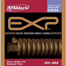D'Addario EXP26 Custom Light Струны для акустической гитары