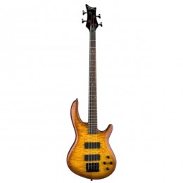Dean EQ4 TAB/Edge Q 4-String Trans Amber Бас-гитара