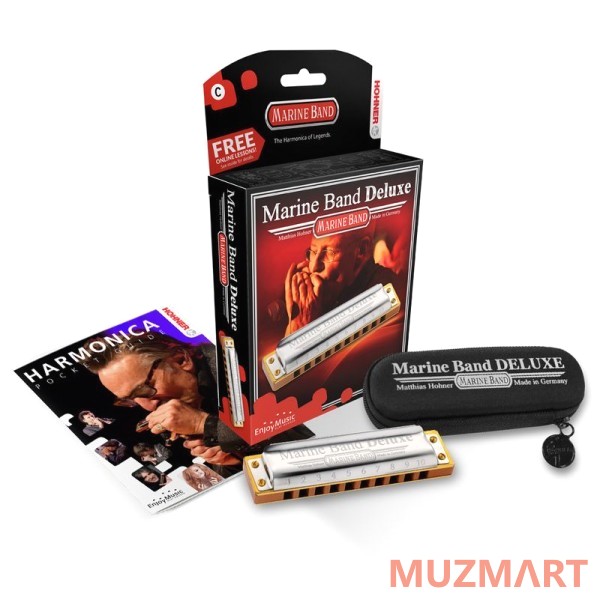 Hohner Marine Band Delux 2005/20 A (M200510X) Губная гармоника с уроками